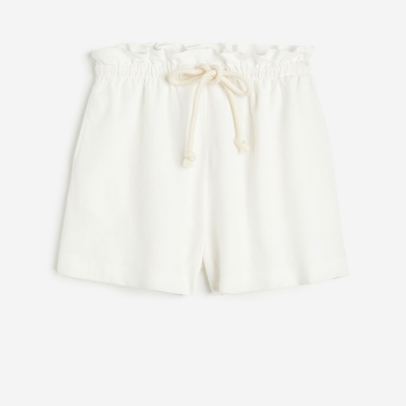 Linen blend paper - bag shorts - Picture 1 of 3